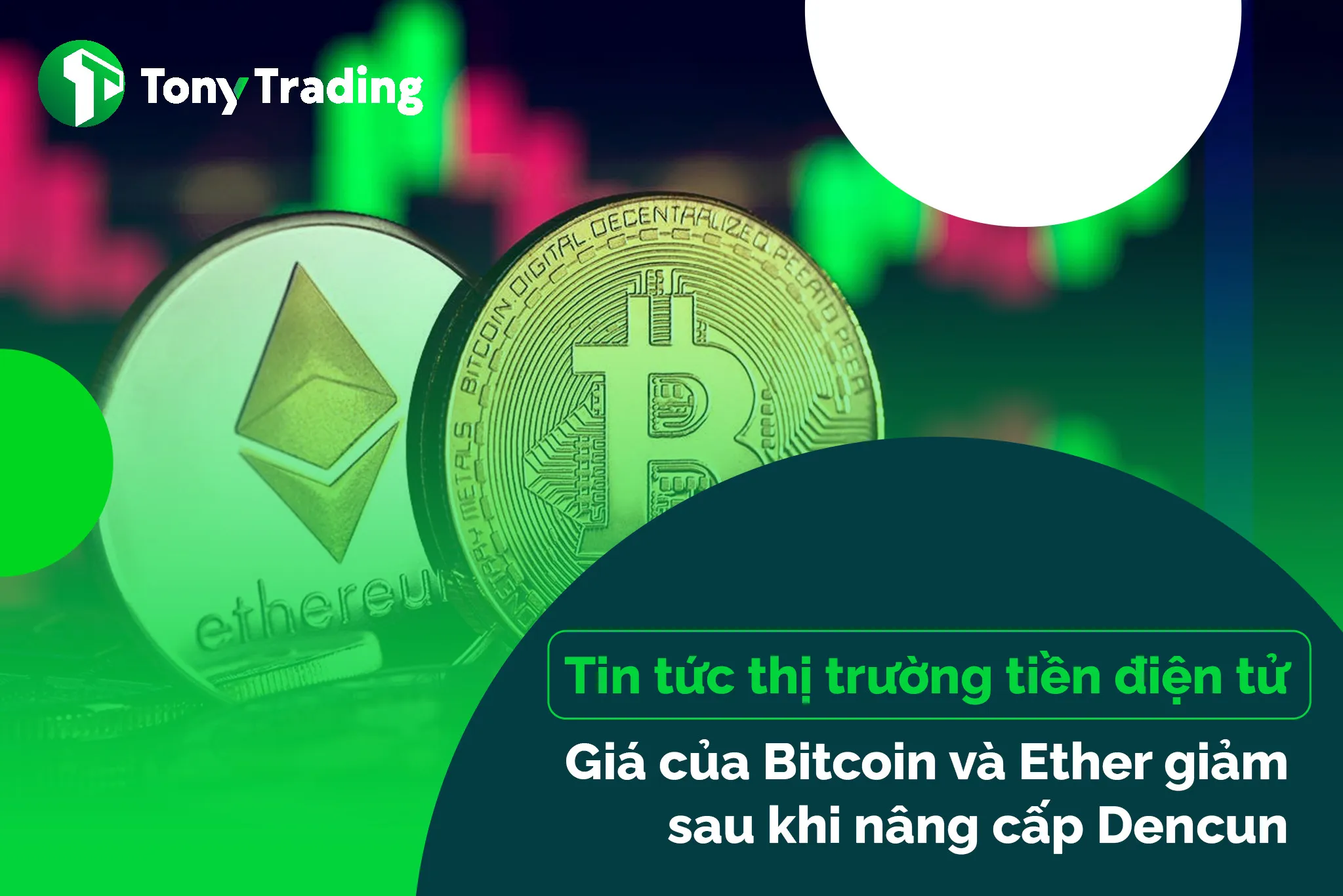 tonytrading tin tuc thi truong tien dien tu gia cua bitcoin va ether giam sau khi nang cap dencun