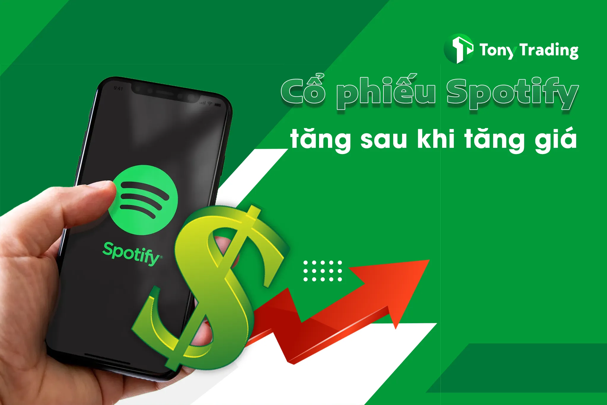 co phieu spotify tang sau khi tang gia